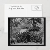 Vintage Briefkaart burgeroorlog (Voorkant / Achterkant)