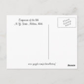 Vintage Briefkaart burgeroorlog (Achterkant)