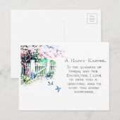 Vintage Briefkaart Eastertide (Voorkant / Achterkant)