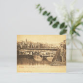 Vintage Briefkaart, Florence, Italië Briefkaart (Staand voorkant)