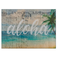 Vintage Briefkaart Hawaiian Palm Trees