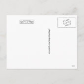 Vintage-Briefkaart met kerstingel Feestdagenkaart (Achterkant)