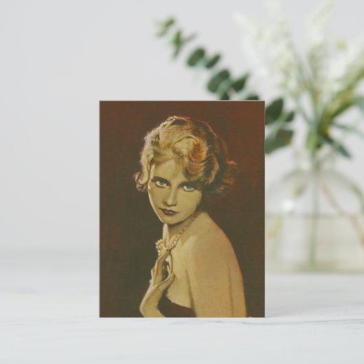 Vintage Briefkaart Mode 1930 (Staand voorkant)