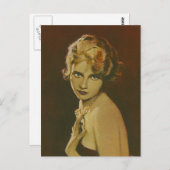 Vintage Briefkaart Mode 1930 (Voorkant / Achterkant)