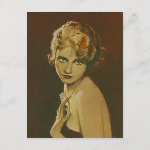 Vintage Briefkaart Mode 1930