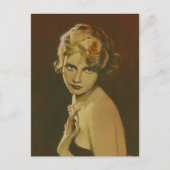 Vintage Briefkaart Mode 1930 (Voorkant)