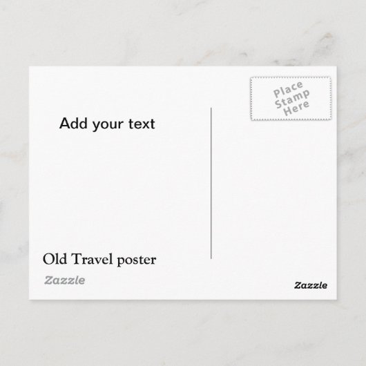 Vintage briefkaart Montecarlo (Monaco) (Achterkant)