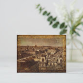 Vintage Briefkaart Parijs (Staand voorkant)