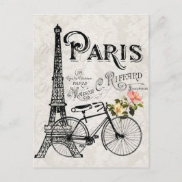 Vintage Briefkaart Parijs