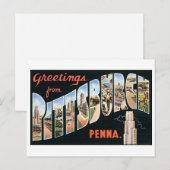 Vintage Briefkaart Pittsburgh (Voorkant / Achterkant)