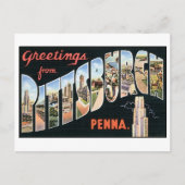 Vintage Briefkaart Pittsburgh (Voorkant)