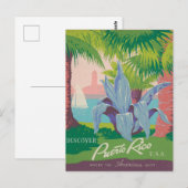 Vintage Briefkaart Puerto Rico (Voorkant / Achterkant)