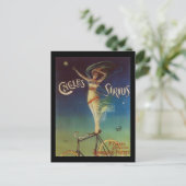 Vintage Briefkaart Sirius Woman (Staand voorkant)