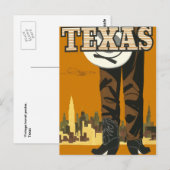 Vintage briefkaart Texas USA (Voorkant / Achterkant)