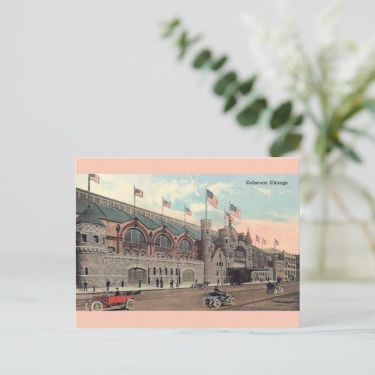 Vintage Briefkaart uit Chicago (Staand voorkant)
