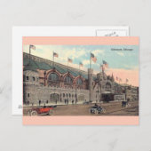 Vintage Briefkaart uit Chicago (Voorkant / Achterkant)