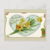 Vintage Briefkaart Valentijn (Voorkant)