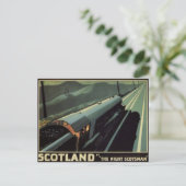 Vintage Briefkaart van stoomlocomotieven (Staand voorkant)