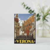 Vintage Briefkaart Verona (Staand voorkant)