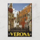 Vintage Briefkaart Verona (Voorkant)
