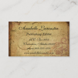 Vintage Briefkaart Visitekaartje