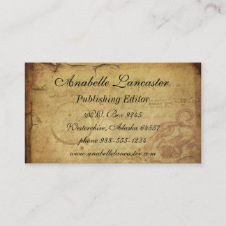 Vintage Briefkaart Visitekaartje