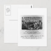 Vintage Briefkaart voor fotografie (Voorkant / Achterkant)