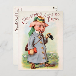 Vintage-Briefkaart voor kerstmis Briefkaart