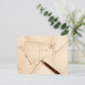 Vintage Briefkaarten met sepia (Staand voorkant)