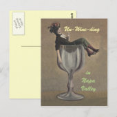 Vintage Briefkaarten van onbewerkt wijngietijzer (Voorkant / Achterkant)