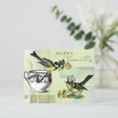 Vintage Briefkaarten van Valentijnsdag (Staand voorkant)