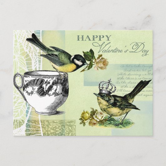 Vintage Briefkaarten van Valentijnsdag (Voorkant)