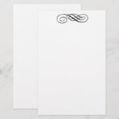 Vintage briefpapier (Voorkant / Achterkant)