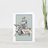 Vintage briefpers kaart (Voorkant)