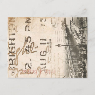 Vintage Brighton Pier Foto Briefkaart