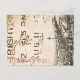 Vintage Brighton Pier Foto Briefkaart