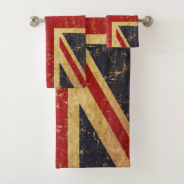 Vintage Britse Union Jack Vlag Bad Handdoek