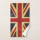 Vintage Britse Union Jack Vlag Bad Handdoek (Handdoek)
