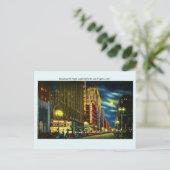 Vintage Broadway Los Angeles California Briefkaart (Staand voorkant)