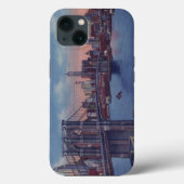 Vintage Brooklyn Bridge Blue Case-Mate iPhone Case (Achterkant)