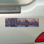 Vintage Brooklyn Bridge Bumpersticker (Op auto)