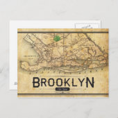 Vintage Brooklyn Briefkaart (Voorkant / Achterkant)