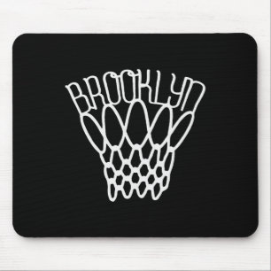 Vintage Brooklyn City New York Basketbal Net Spel Muismat