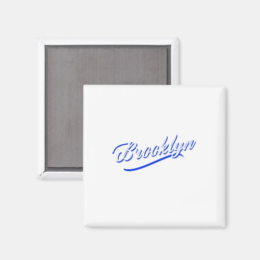 Vintage Brooklyn Magneet (Voorkant / Achterkant)