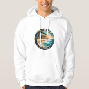 Vintage Broulee Beach Australië Reis Hoodie
