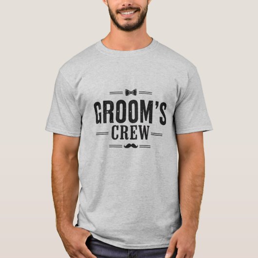 Vintage Bruidegom's Team T-shirt (Voorkant)