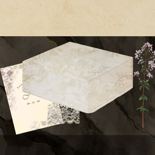 Vintage bruiloft decoupage weefsel papier