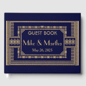 Vintage bruiloft gastenboek (Voorkant)