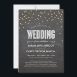 VINTAGE BRUILOFT goud glitter confetti krijtbord Kaart<br><div class="desc">OPMERKING - het glitter afbeelding is een gedrukt afbeelding Een delicaat gedetailleerd uitnodigingsontwerp voor uw BRUILOFT of ander evenement, zoals een VERLOVING of SPECIAAL JUBILEUM. Wow je vrienden en familie met dit kleine nummer ;D Setup als een sjabloon het is eenvoudig voor u om uw eigen gegevens toe te voegen,...</div>