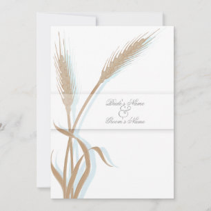 Vintage bruiloft kaart